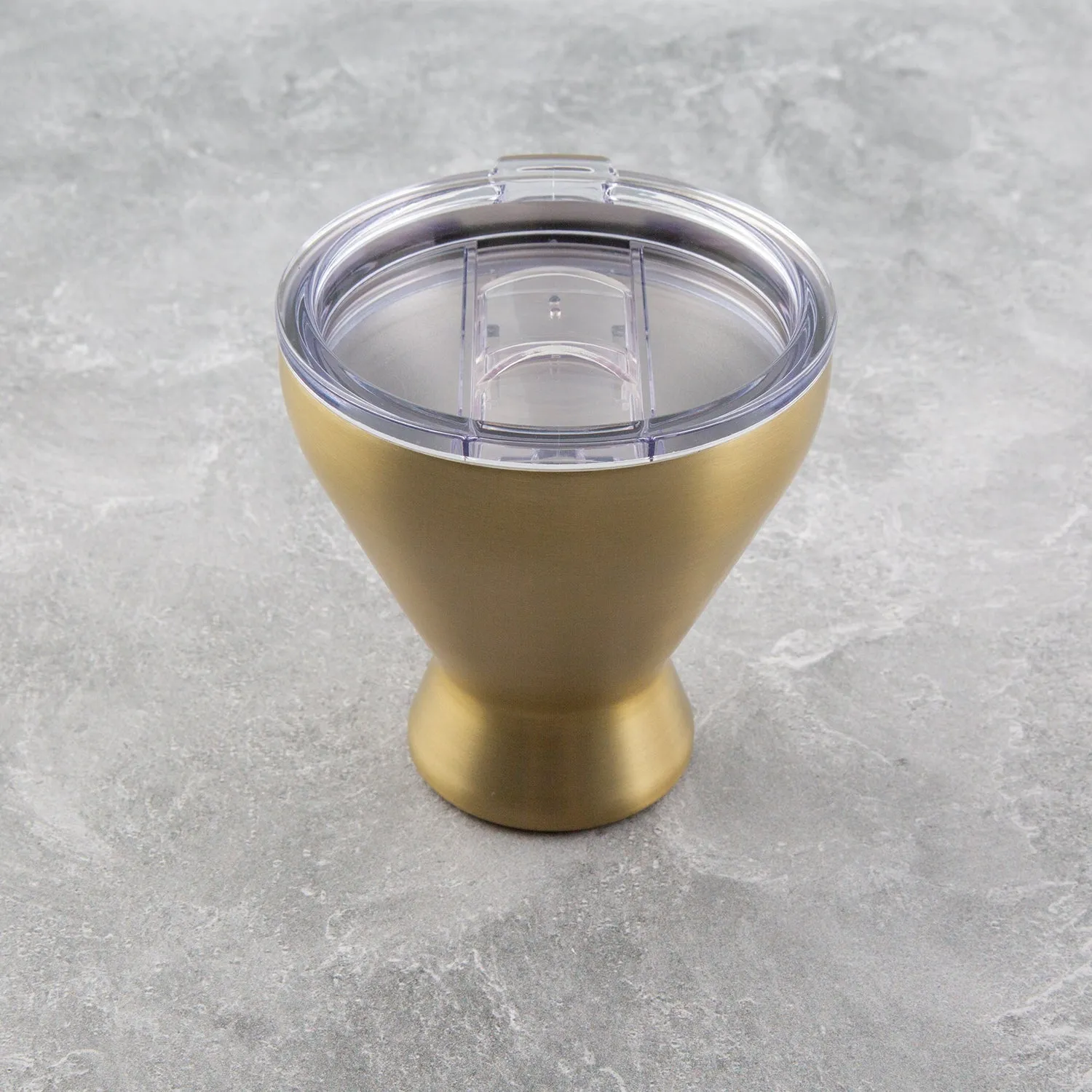 11 Oz Gold Cocktail Tumblers, Set Of 2