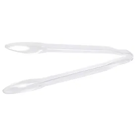 12" Clear Plastic Tongs