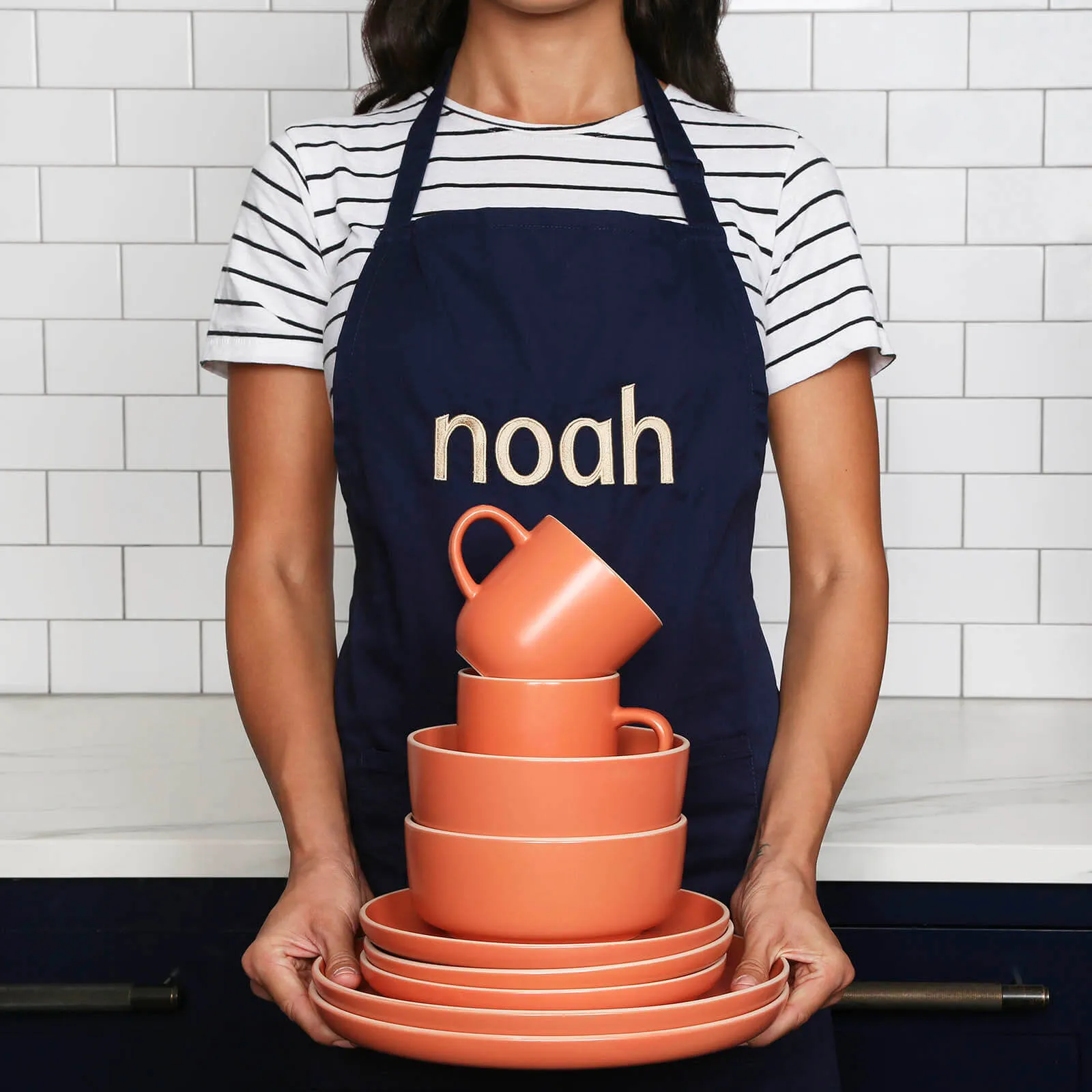 4x Person Deluxe Stoneware Dinner Sets