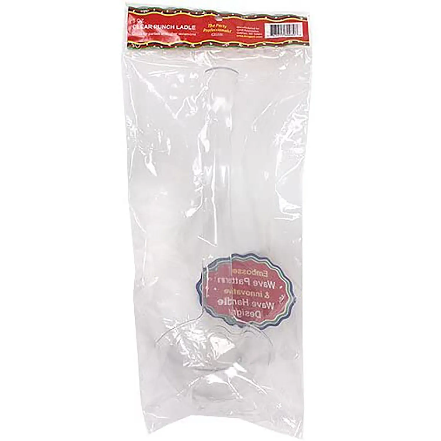 5 oz Clear Plastic large Punch Ladle 12"