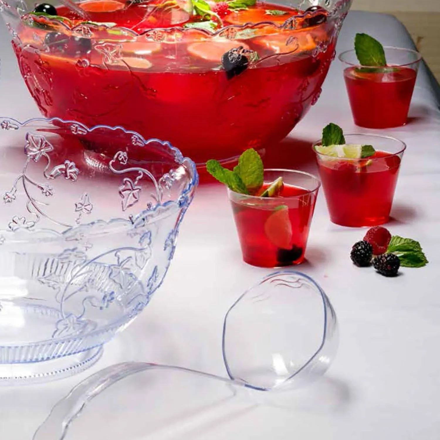 5 oz Clear Plastic large Punch Ladle 12"