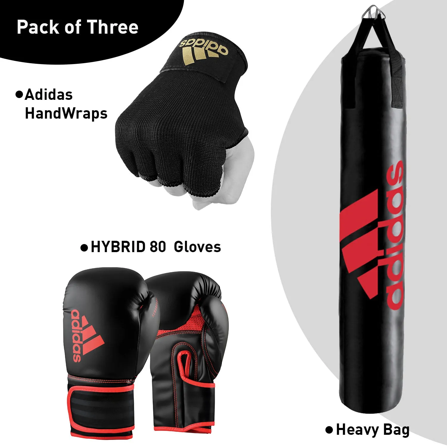 adidas Home Bundle Deal Bag   Hybrid 80 and Inner Gloves