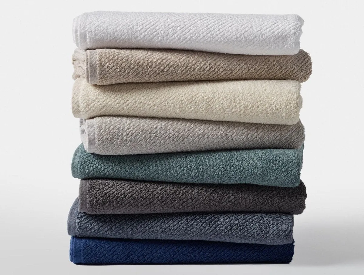 Air Weight Undyed Organic Towels by Coyuchi