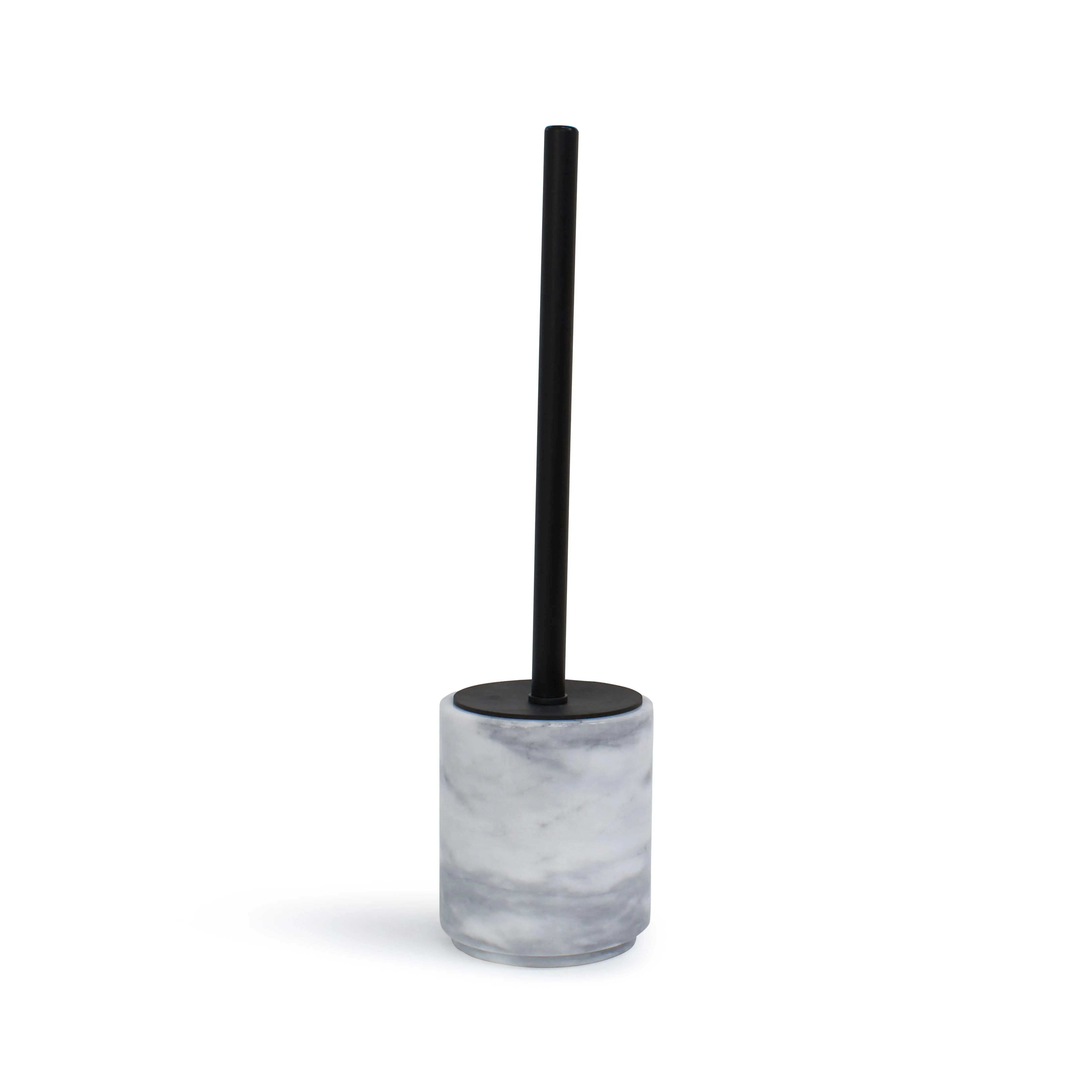 Apollo Toilet Brush Holder 9.5 x 36cm - White Marble