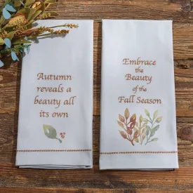 Beauty of Fall Kitchen Dish Towels