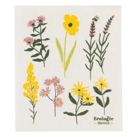 Bees and Blooms Swedish Dish Cloth