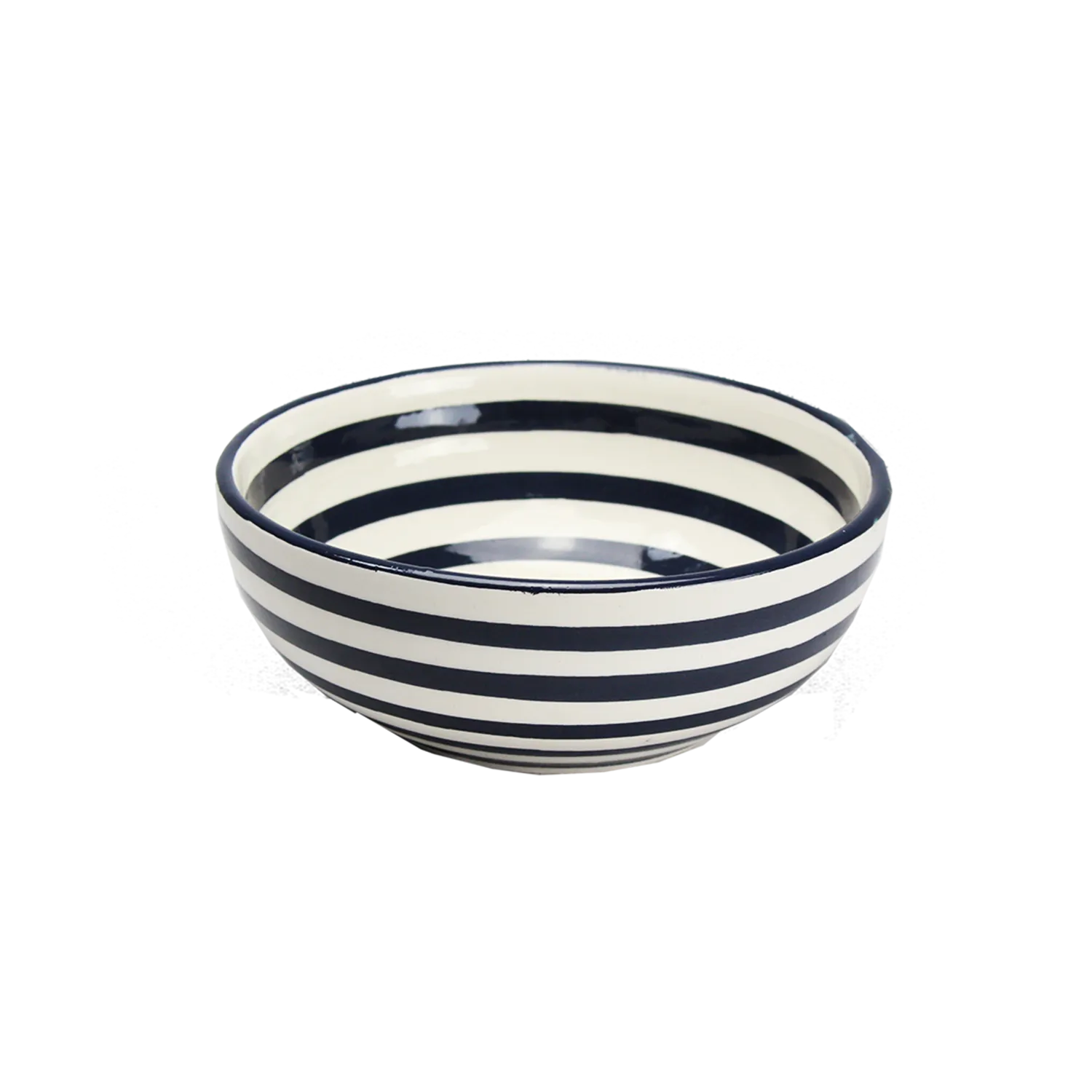 Black Stripe Cereal Bowl