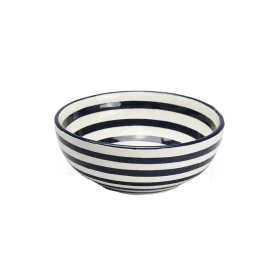 Black Stripe Cereal Bowl