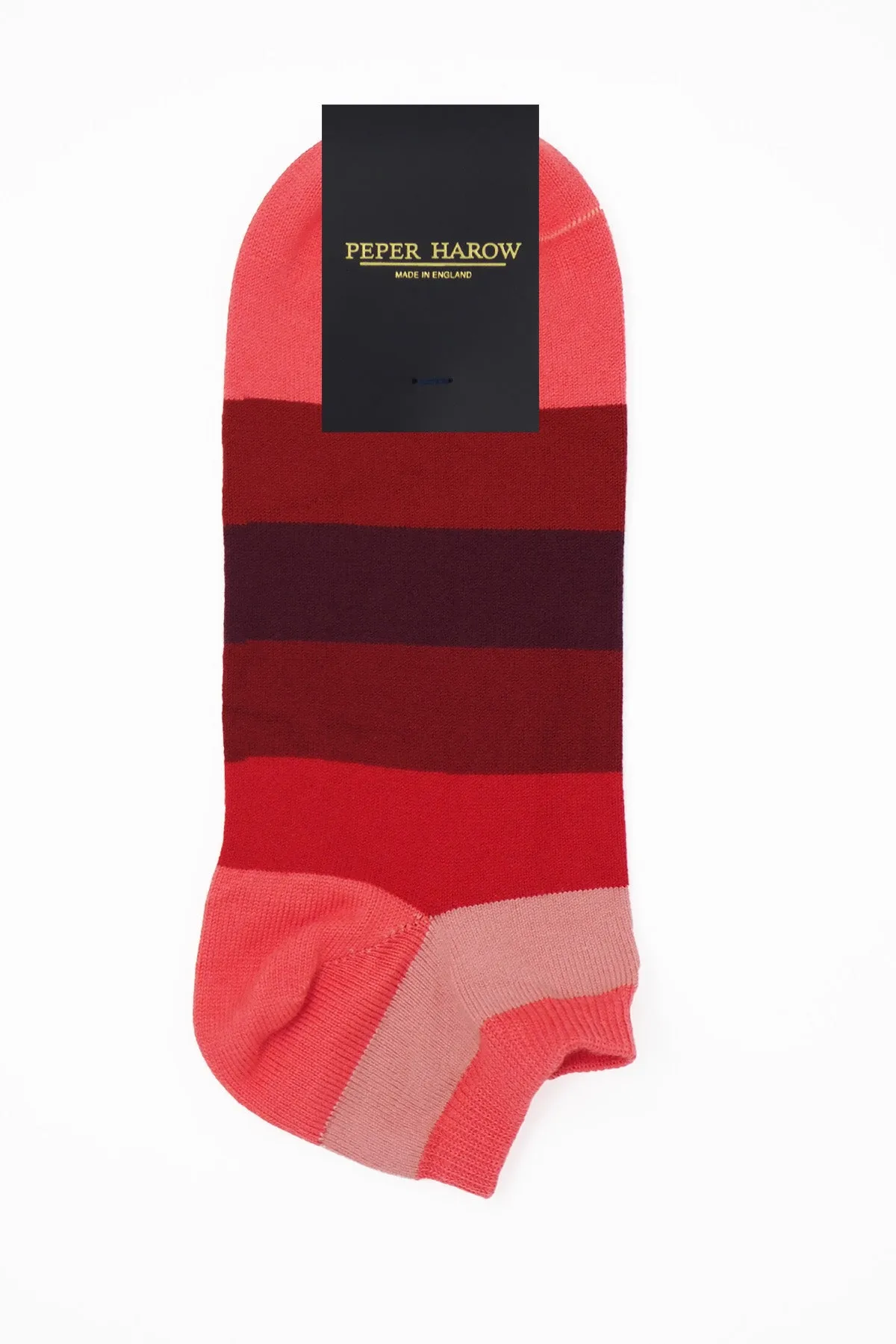 Block Stripe Men's Trainer Socks Bundle - Fire & Earth