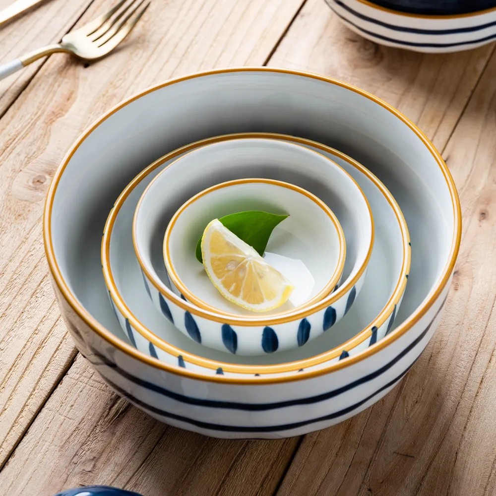 Blue Pottery Bowls