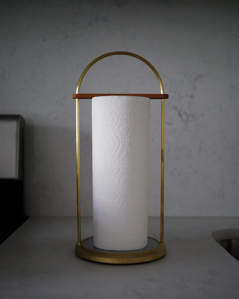 Brass Paper Towel Holder