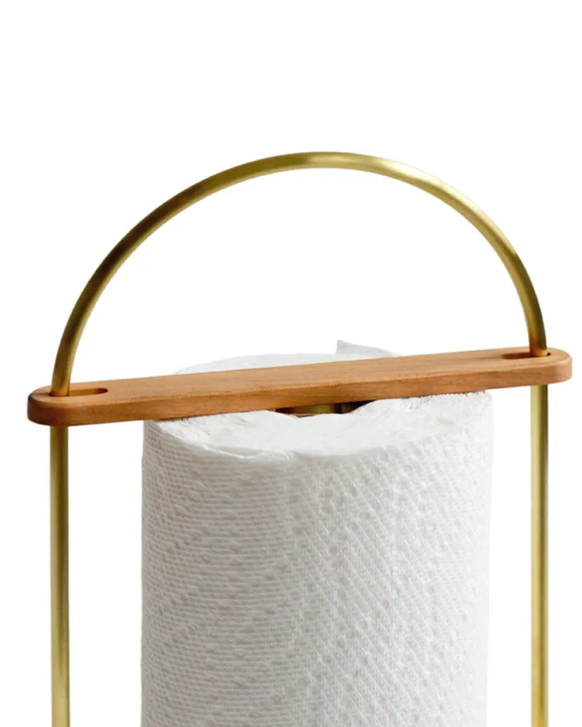 Brass Paper Towel Holder
