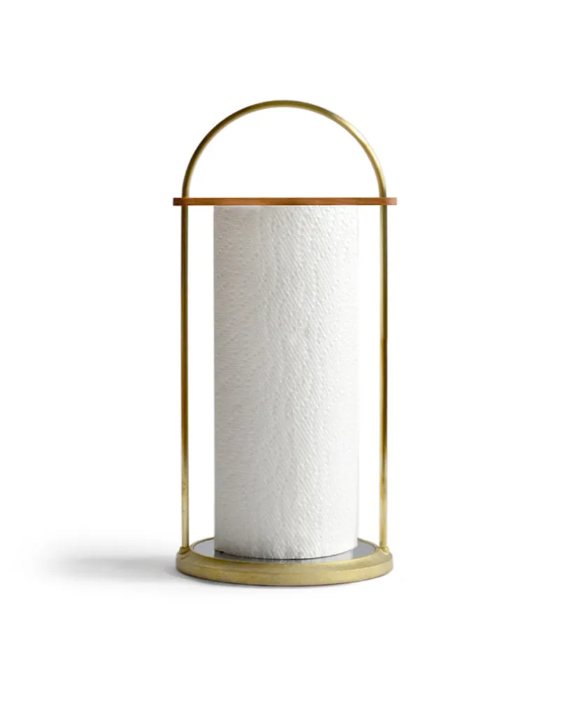 Brass Paper Towel Holder