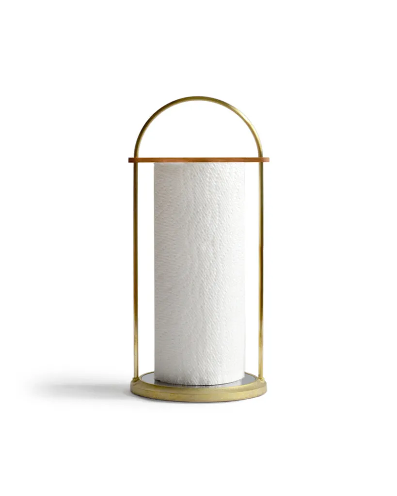 Brass Paper Towel Holder