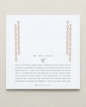 By My Side Pear Cut Chandelier Earrings