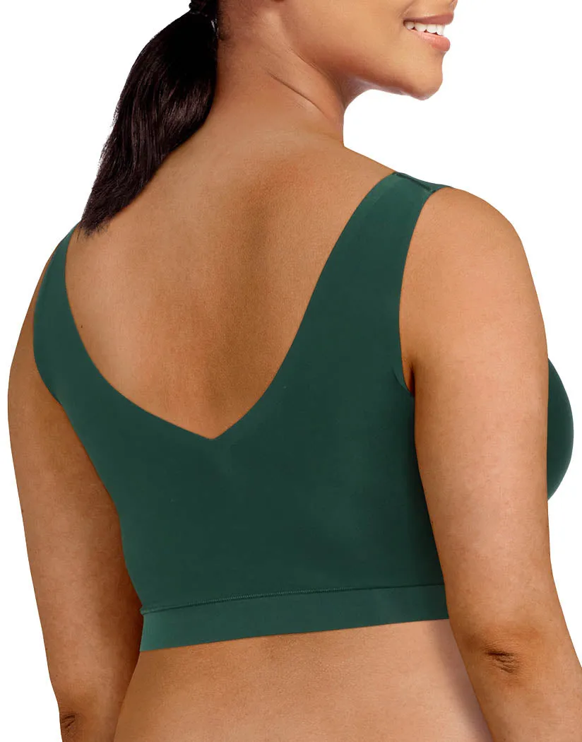 Chantelle Soft Stretch V-Neck Padded Top Sequoia Green 16A1