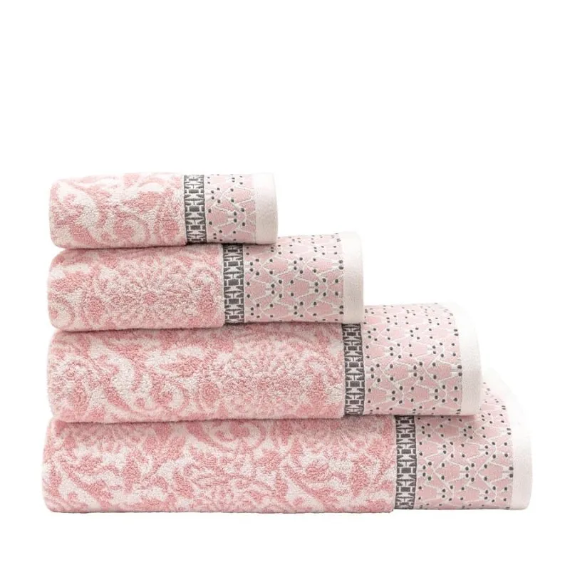Charme Pink Bath Linen Collection