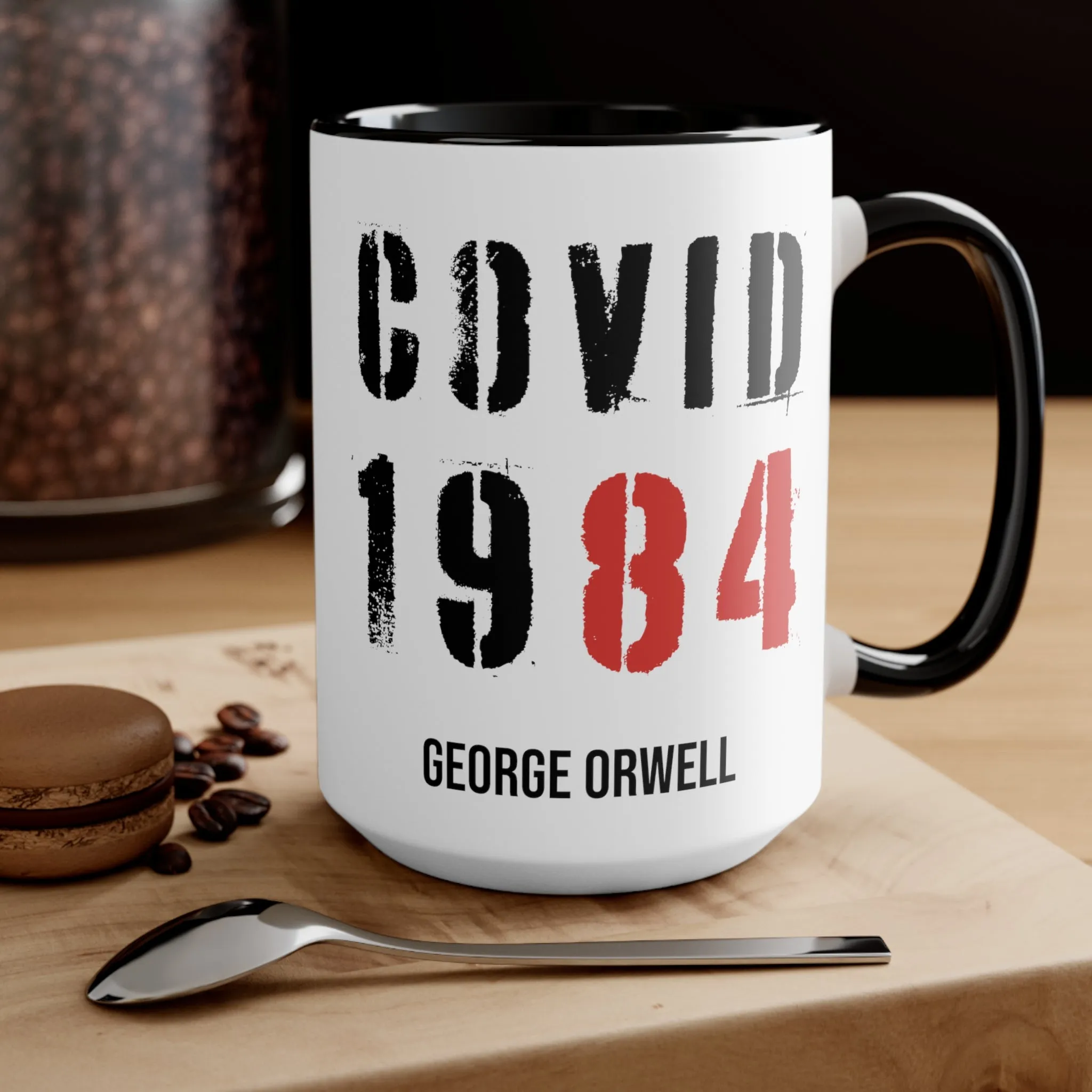 Covid 1984 Mug (2 sizes, 2 colors)