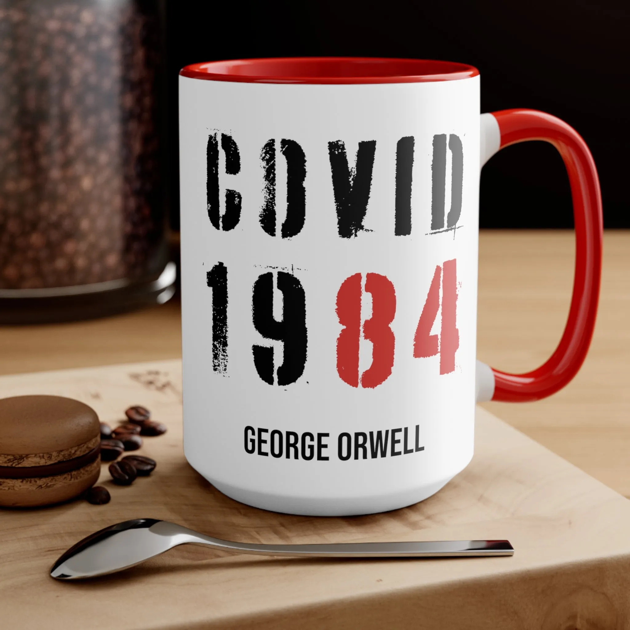 Covid 1984 Mug (2 sizes, 2 colors)