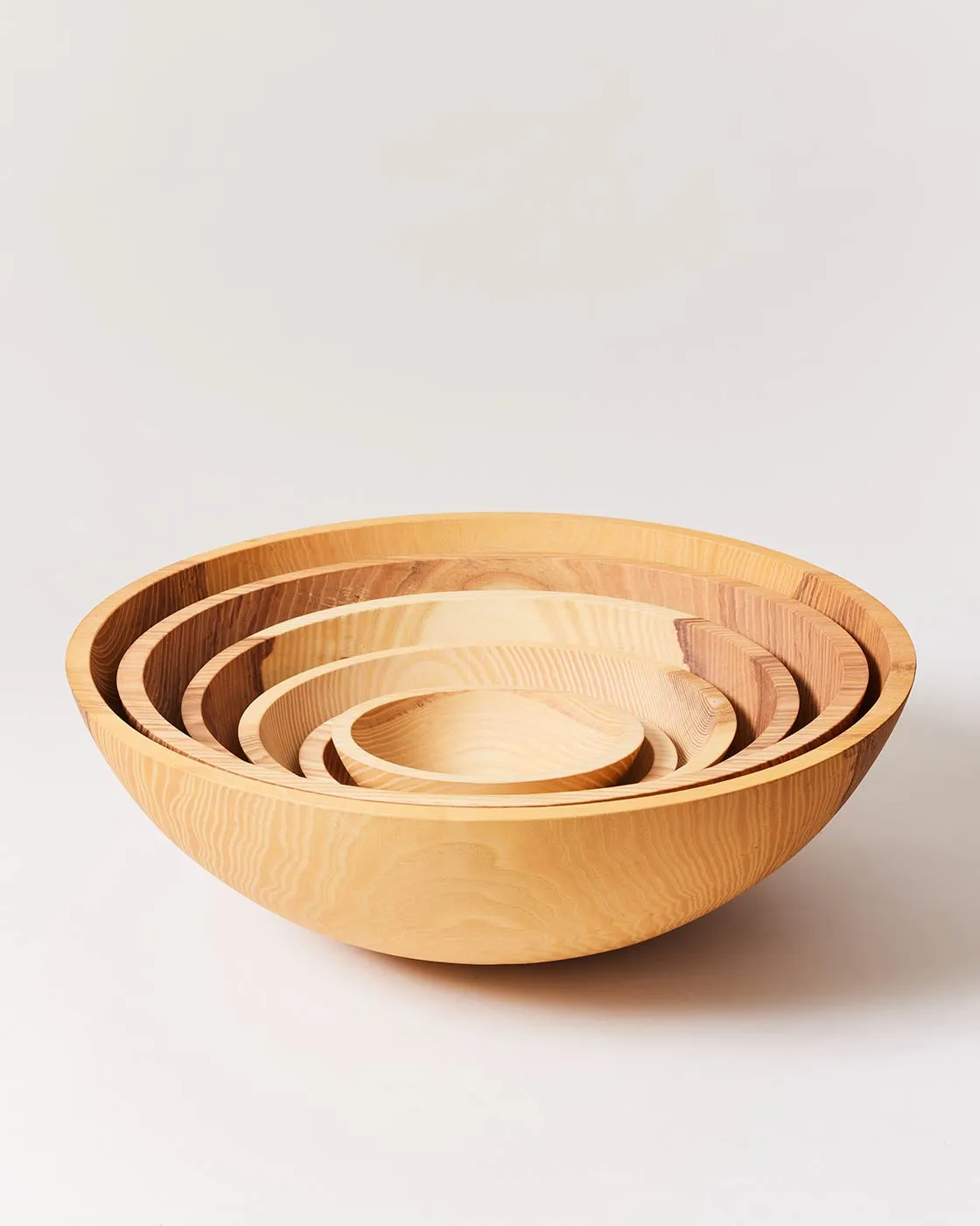 Crafted Wooden Bowls (large) by Farmhouse Pottery