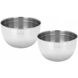 Demeyere Mixing Bowls (2pce) 20cm & 24cm Stainless Steel