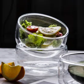 Double Glass Bowl