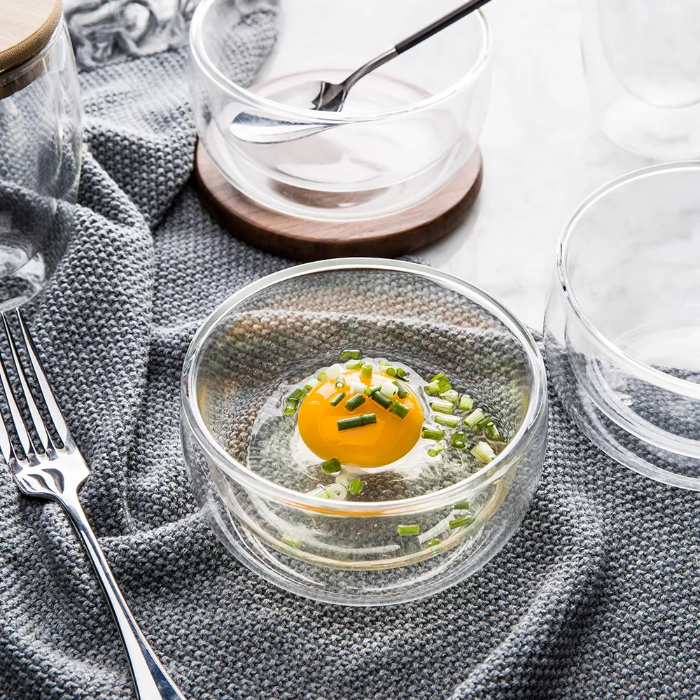 Double Glass Bowl