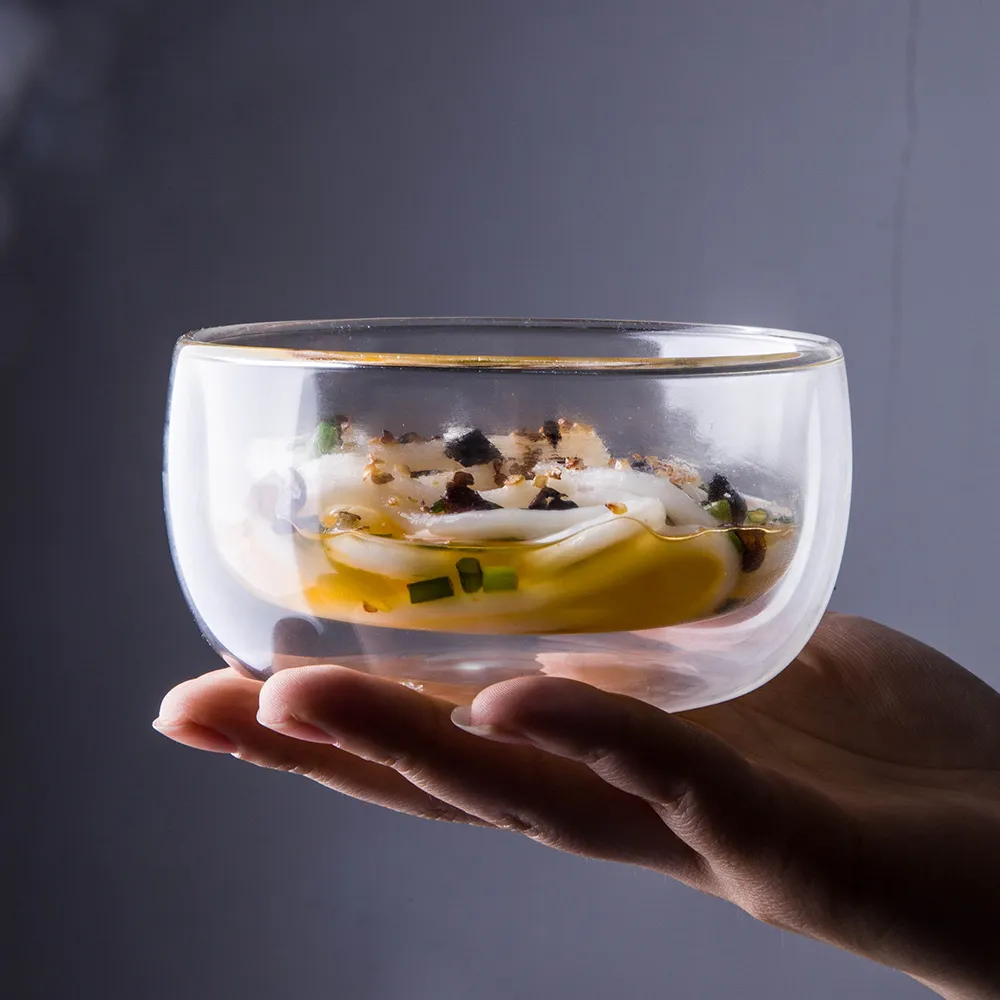 Double Glass Bowl