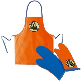 Dragon Ball Z Apron and Oven Mitt Set
