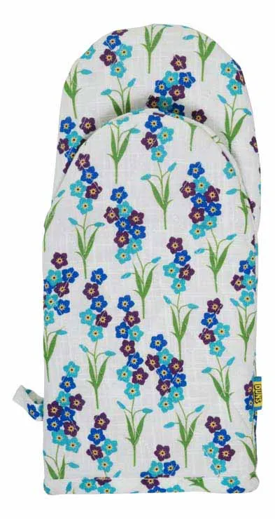 DUNS Oven Mitt - Forget Me Not