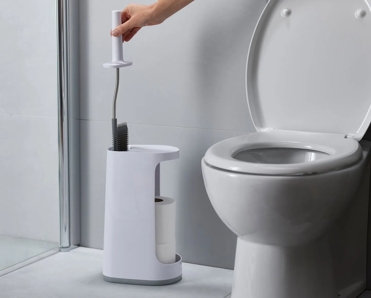 Flex Store Toilet Brush with Extra-large