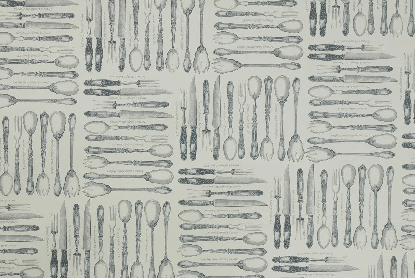 Florentine Print Silverware