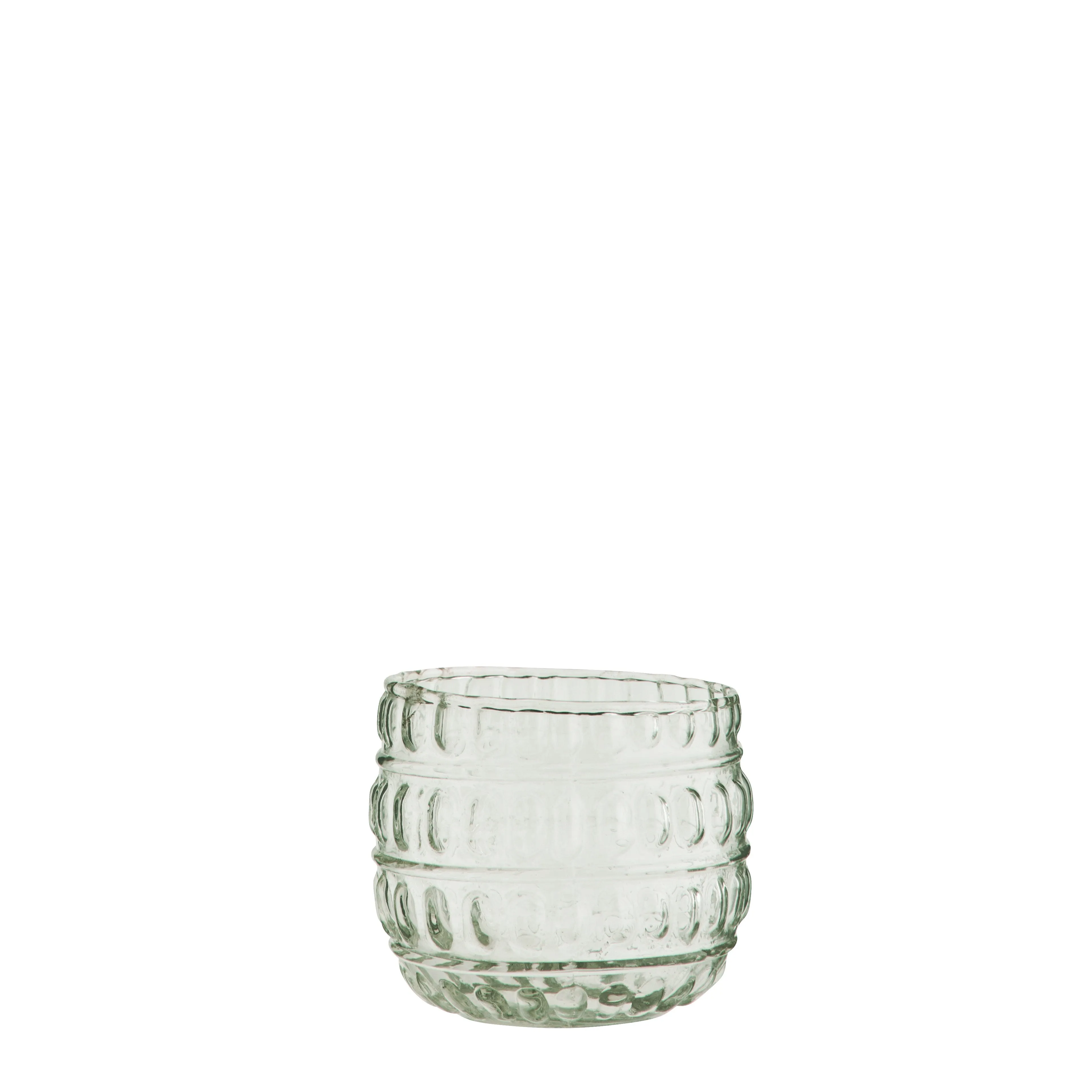 Four Bobbly Drinking Glasses
