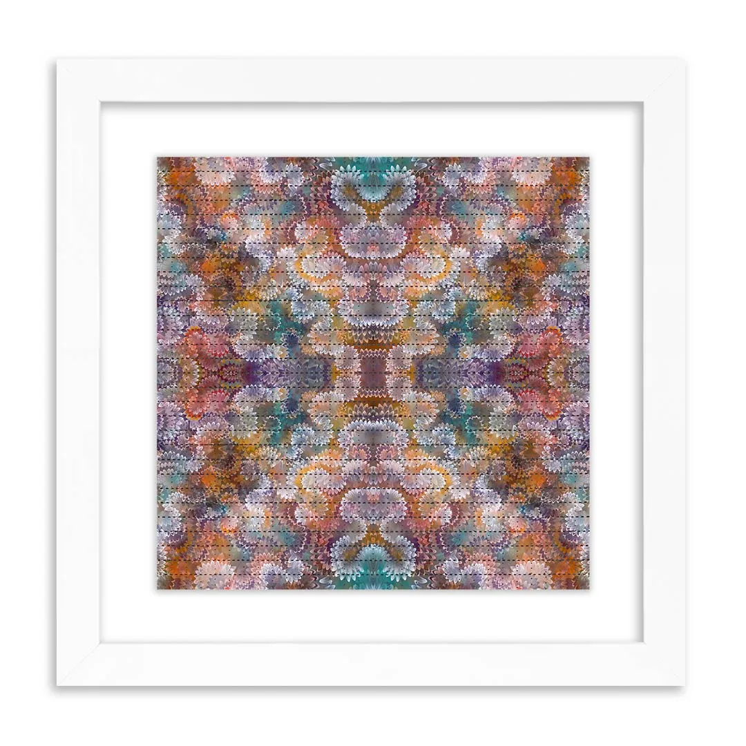 Fractle Fractle Blotter Paper Archival Print by HoxxoH- Douglas Hoekzema