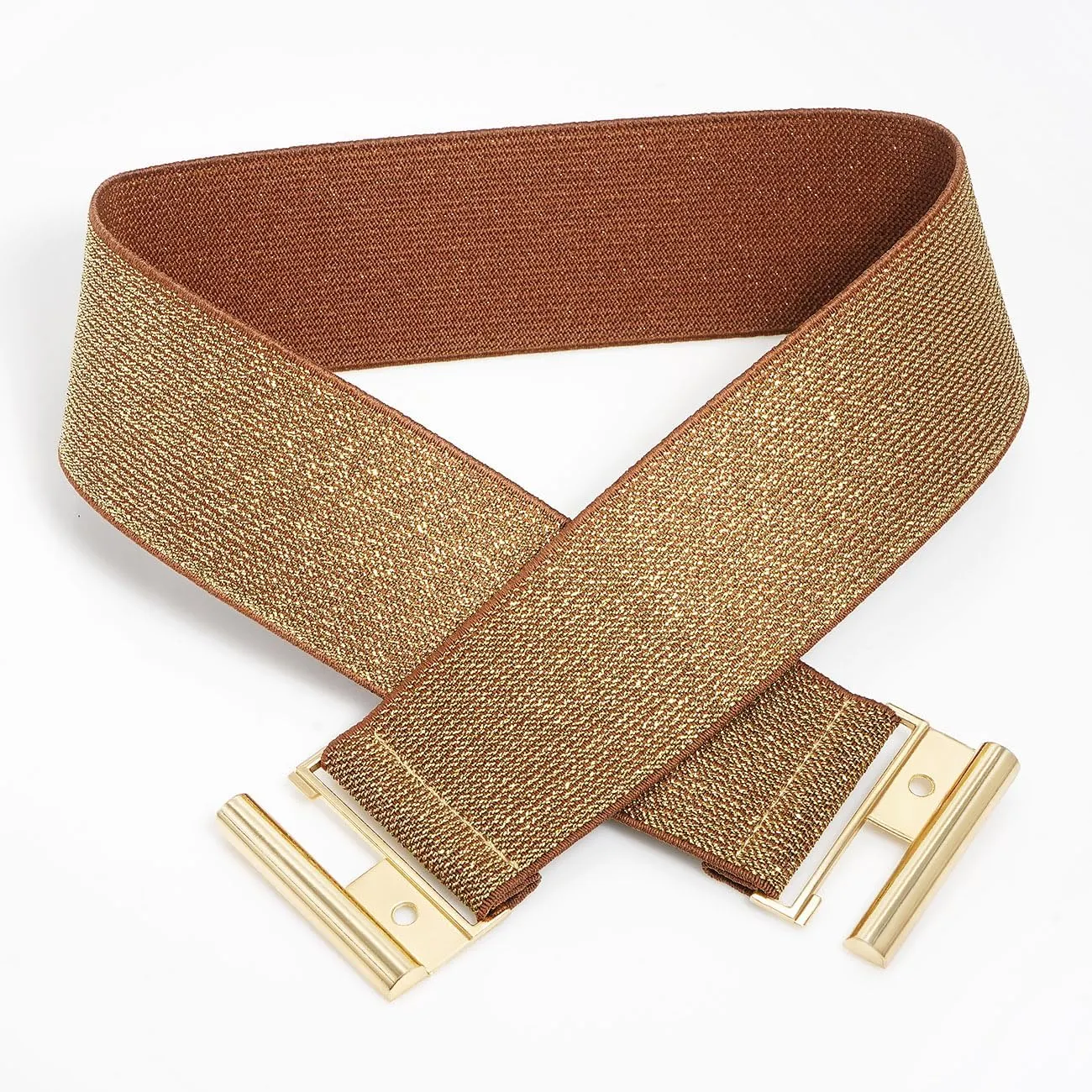 Glamorstar Wide Stretchy Waist Belt for Women Elastic Belt for Dresses