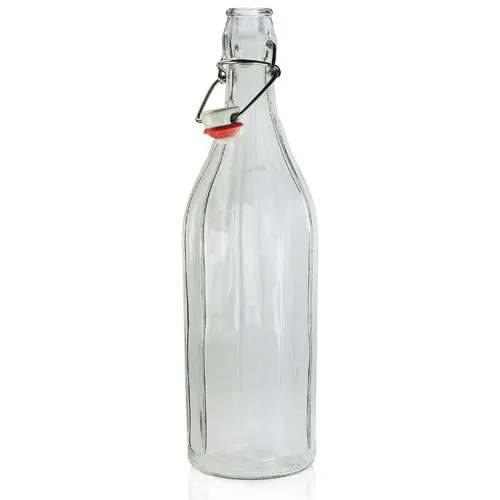 Glass Bottle Swing Top 1L