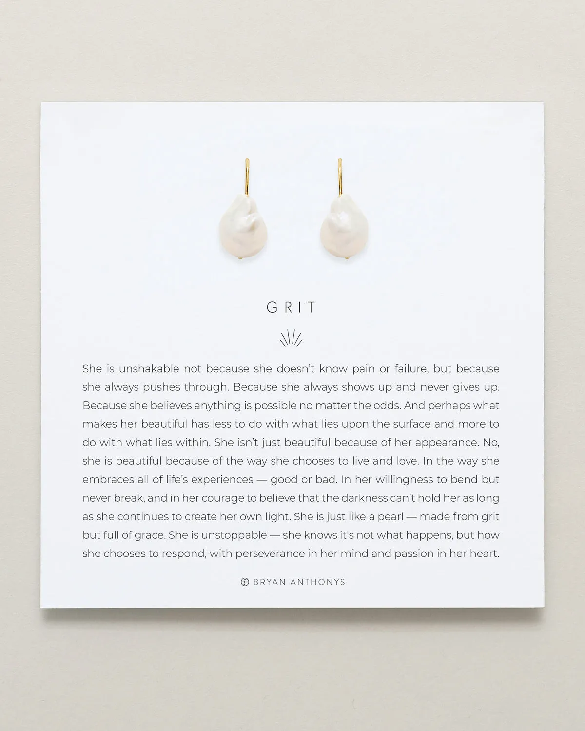 Grit Drop Earrings