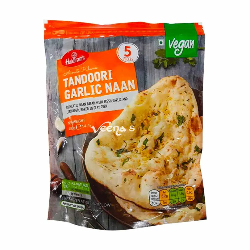 Haldiram's Tandoori Garlic Naan 400g(Buy 1/Get 1 Free)