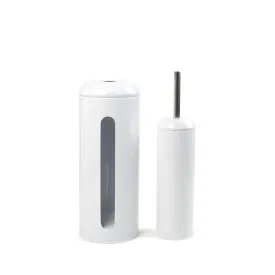 Hepburn Brush & Roll Holder - Set of 2 - White