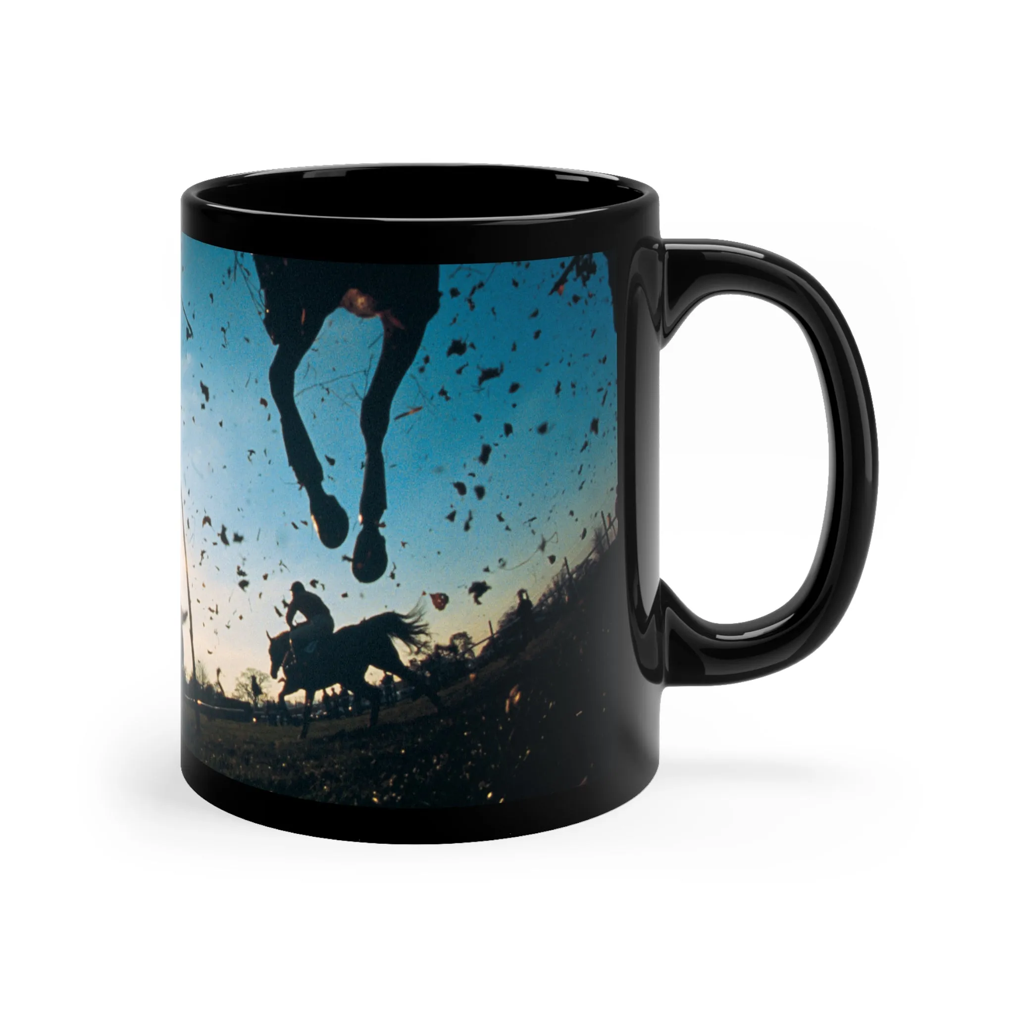 HORSE AT THE RACETRACK PM MUG - MUGSCITY - Free Shipping