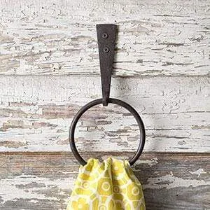 Iron Strap Towel Ring - Box of 2
