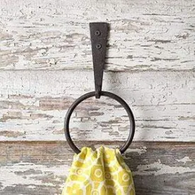 Iron Strap Towel Ring - Box of 2