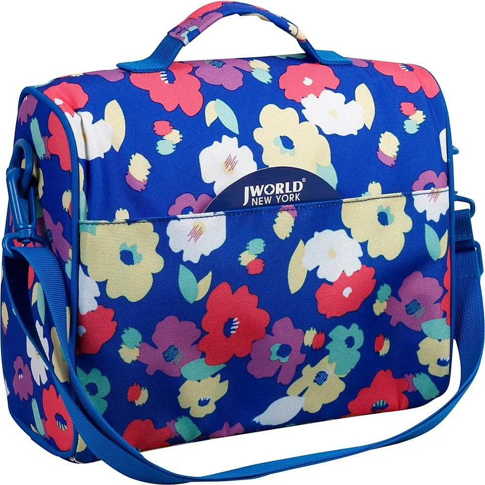 J World New York Casey Small Lunch Bag for Adults. Medium-Size Insulated Lunch-Box for Kids, Navy