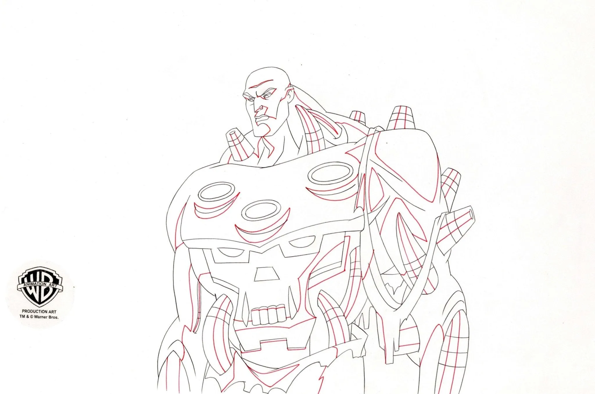Justice League Original Production Drawing: Lex Luthor