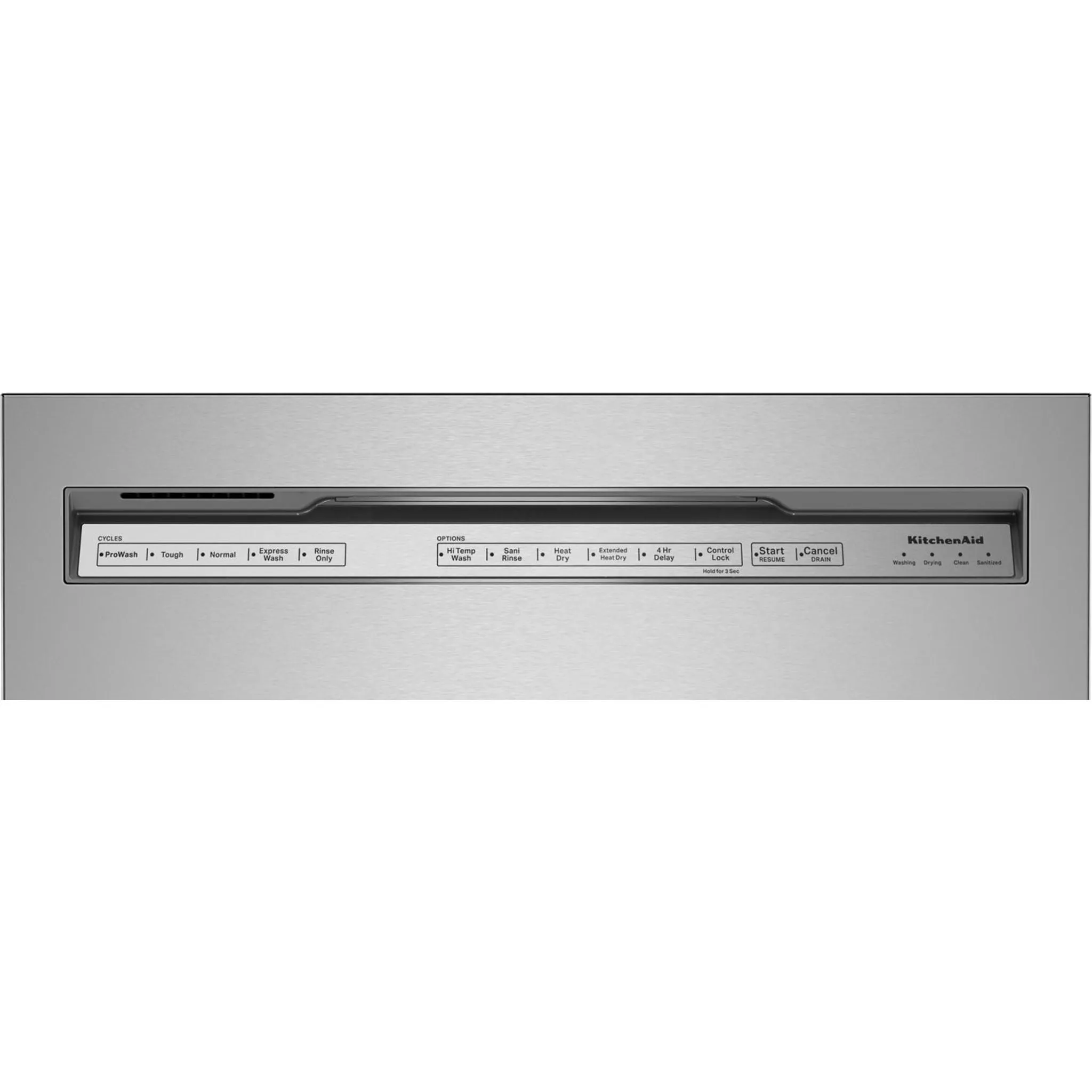 KitchenAid  39 dBA Dishwasher in PrintShield Finish with Third Level Utensil Rack (KDFE204KPS)