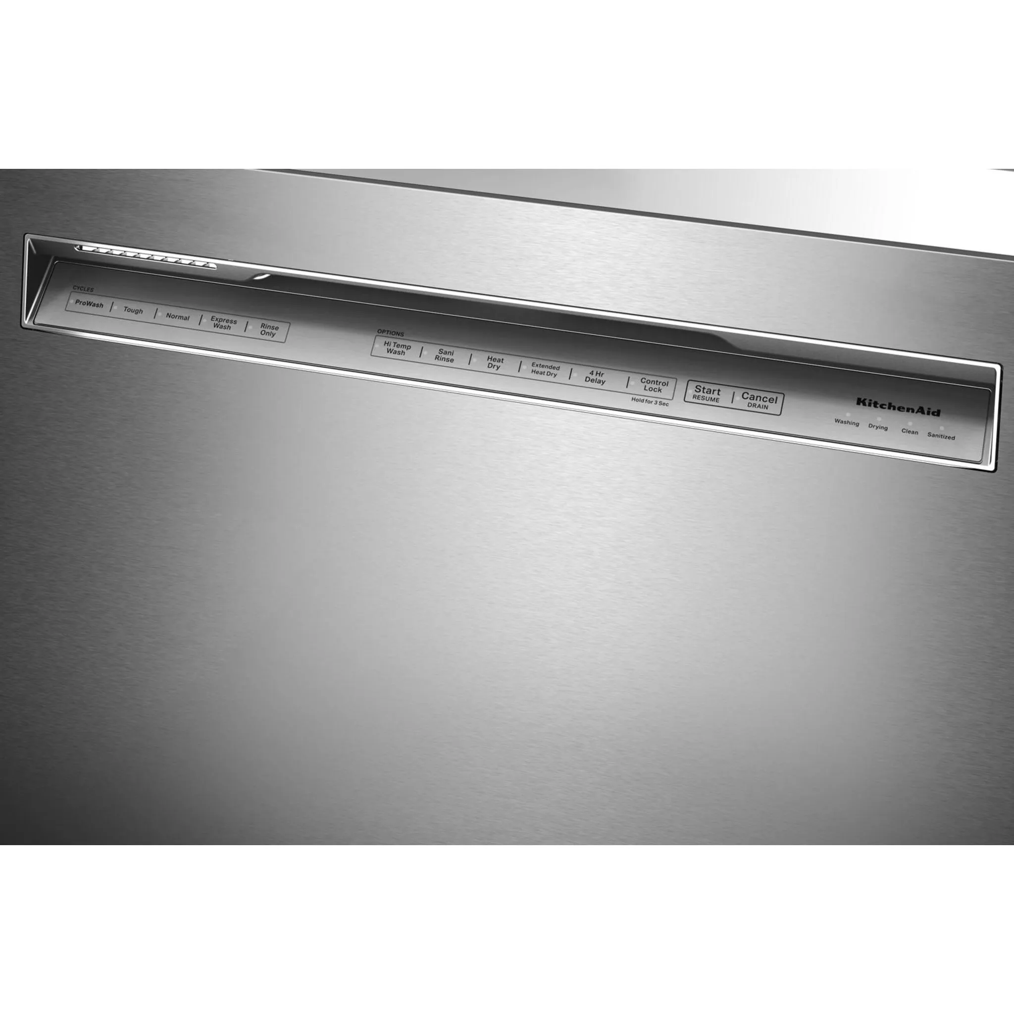 KitchenAid  39 dBA Dishwasher in PrintShield Finish with Third Level Utensil Rack (KDFE204KPS)
