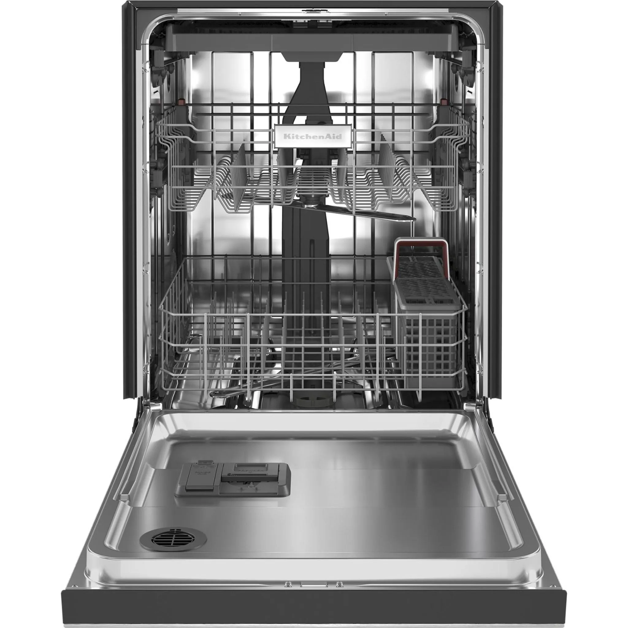 KitchenAid  39 dBA Dishwasher in PrintShield Finish with Third Level Utensil Rack (KDFE204KPS)