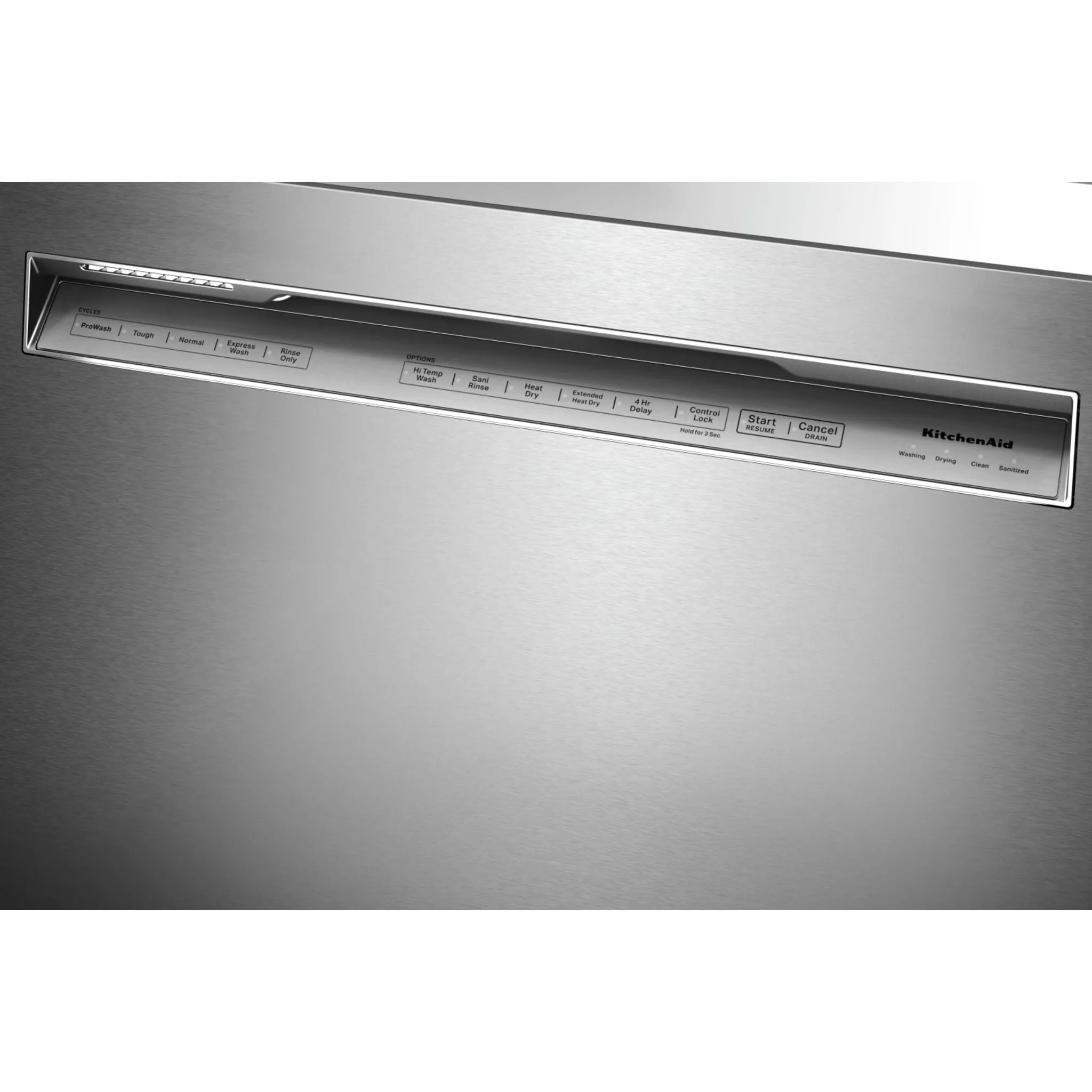 KitchenAid  39 dBA Dishwasher in PrintShield Finish with Third Level Utensil Rack (KDFE204KPS)