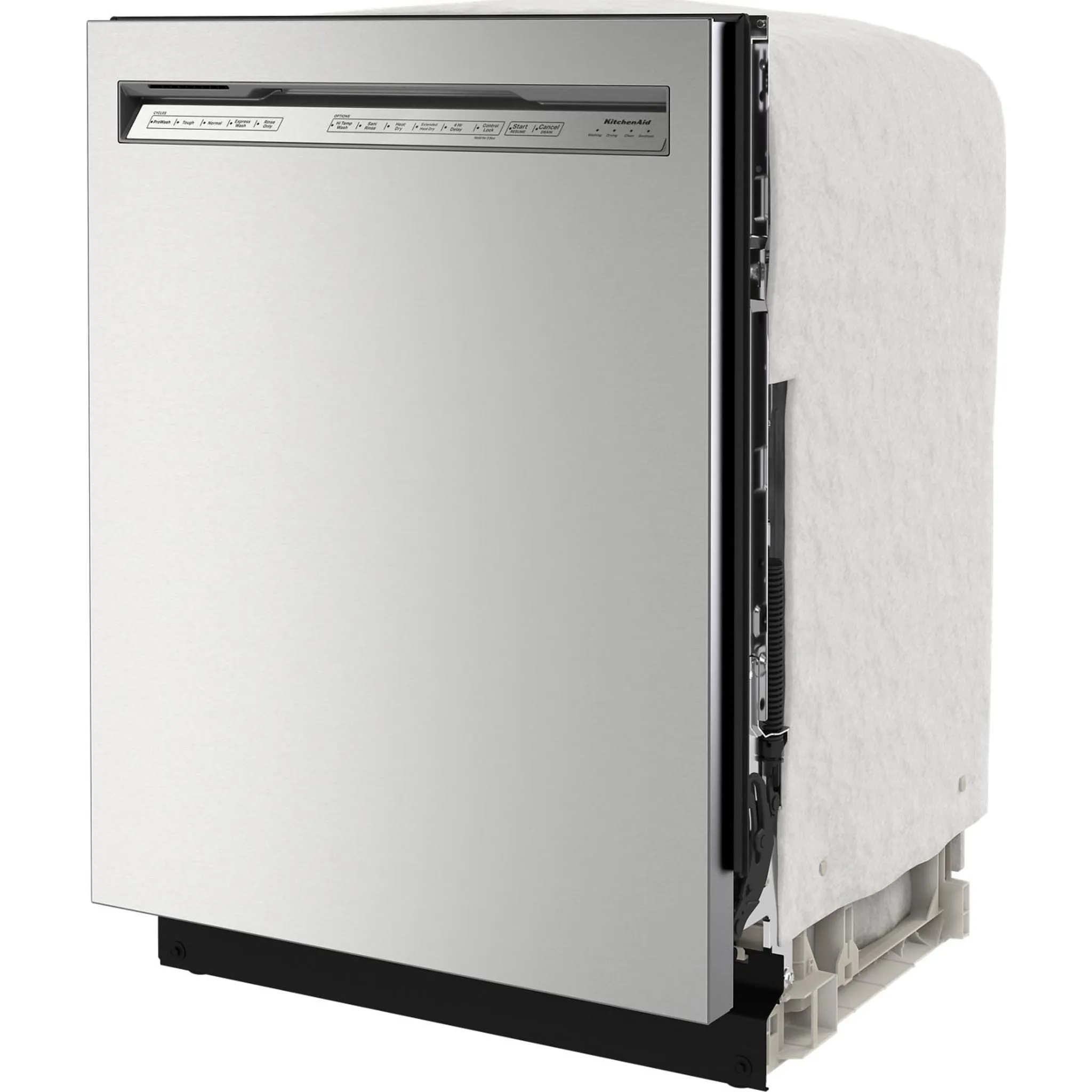 KitchenAid  39 dBA Dishwasher in PrintShield Finish with Third Level Utensil Rack (KDFE204KPS)
