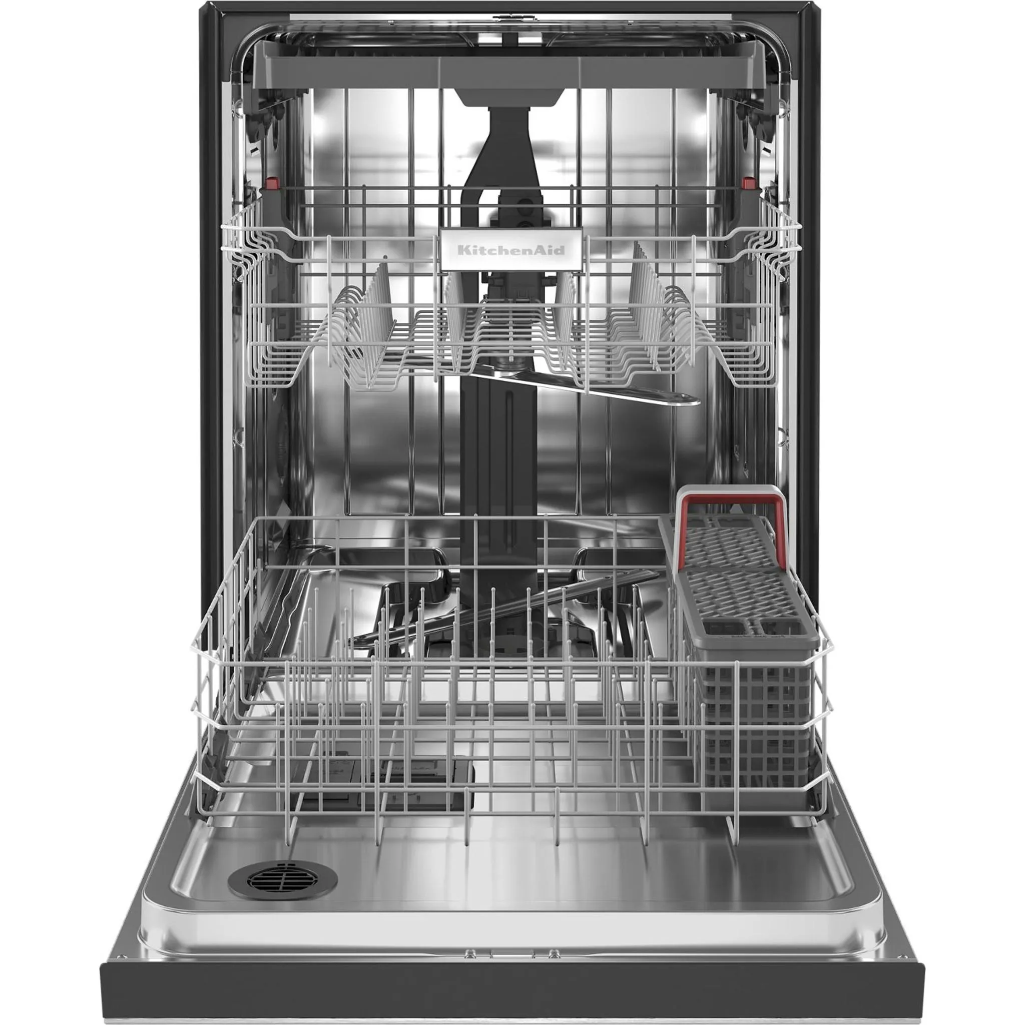 KitchenAid  39 dBA Dishwasher in PrintShield Finish with Third Level Utensil Rack (KDFE204KPS)